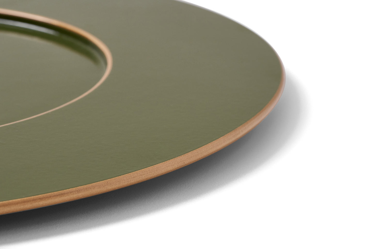 Sousplat em MDF Laqueado - Verde Exército