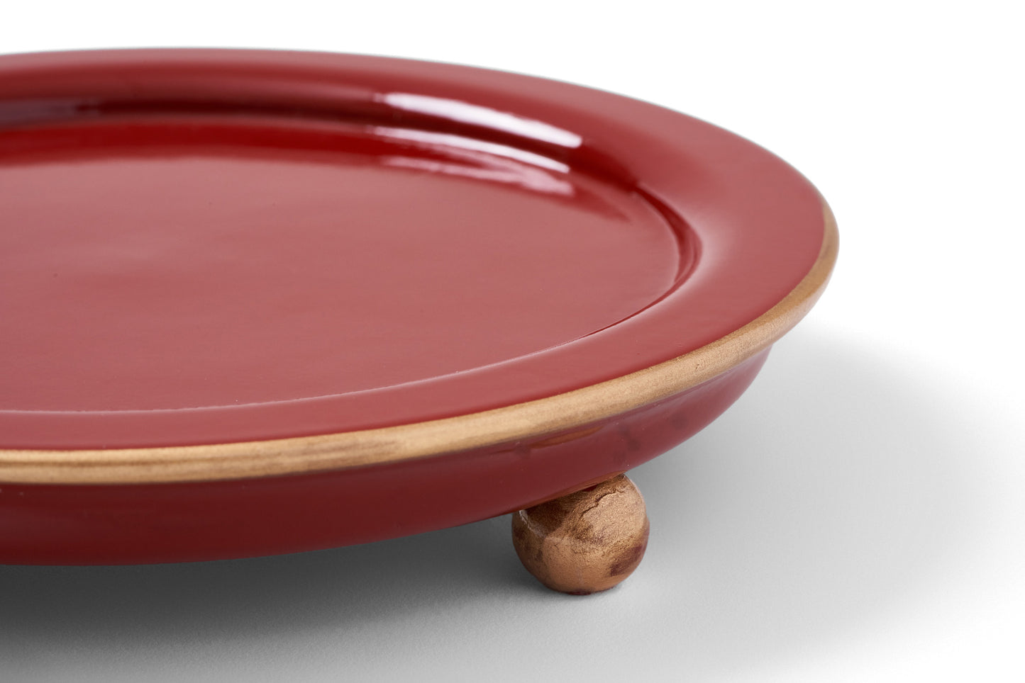 Porta Jarra em MDF Laqueado - Vermelho Méia