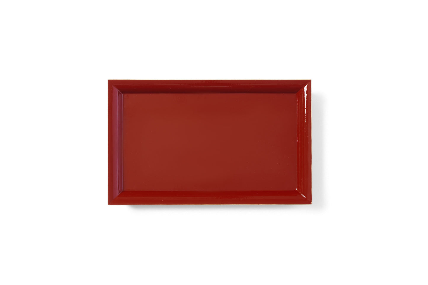 Bandeja Andrea Lavabo em MDF Laqueado - Vermelho Méia