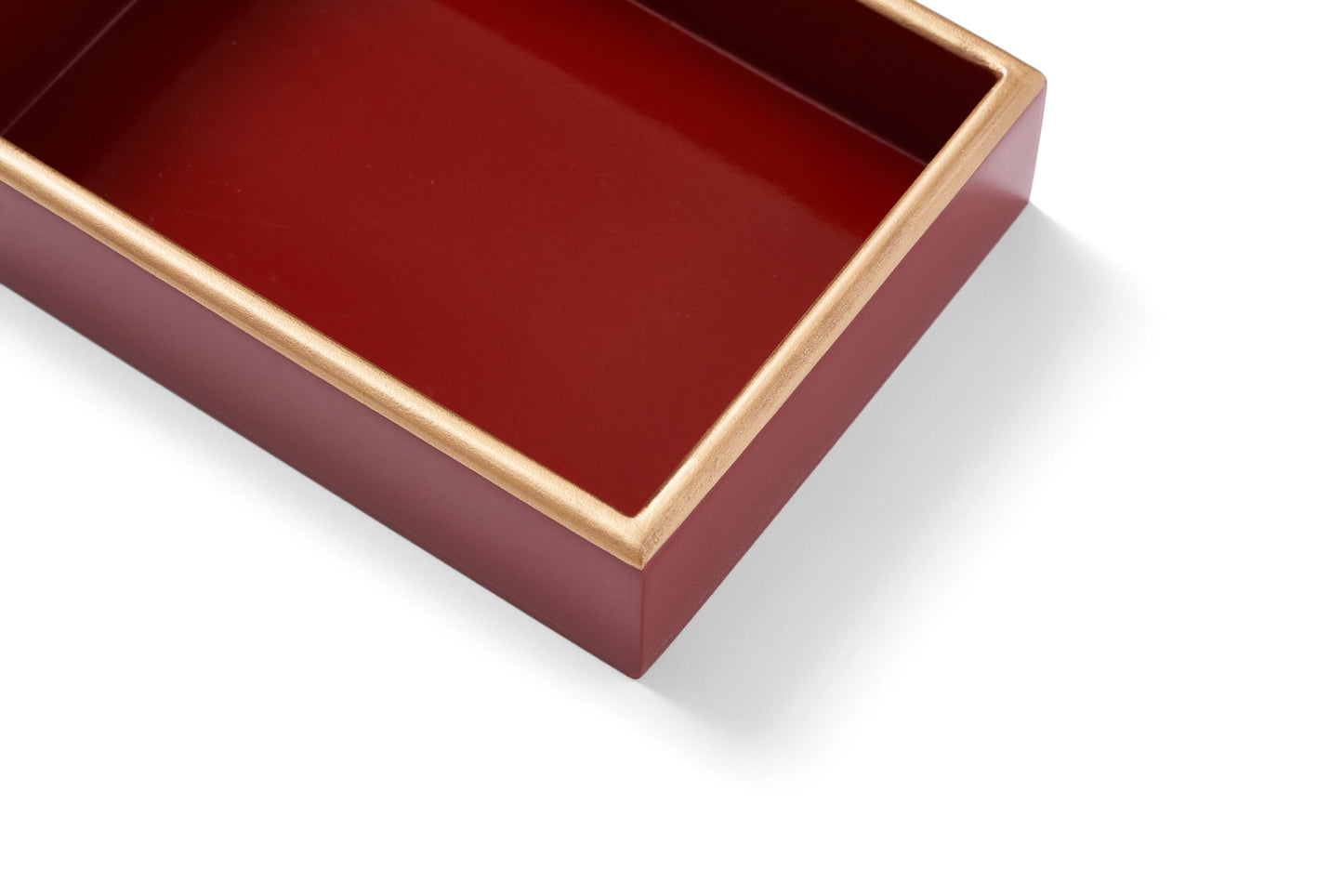 Bandeja Coquetel em MDF Laqueado - Vermelho Méia