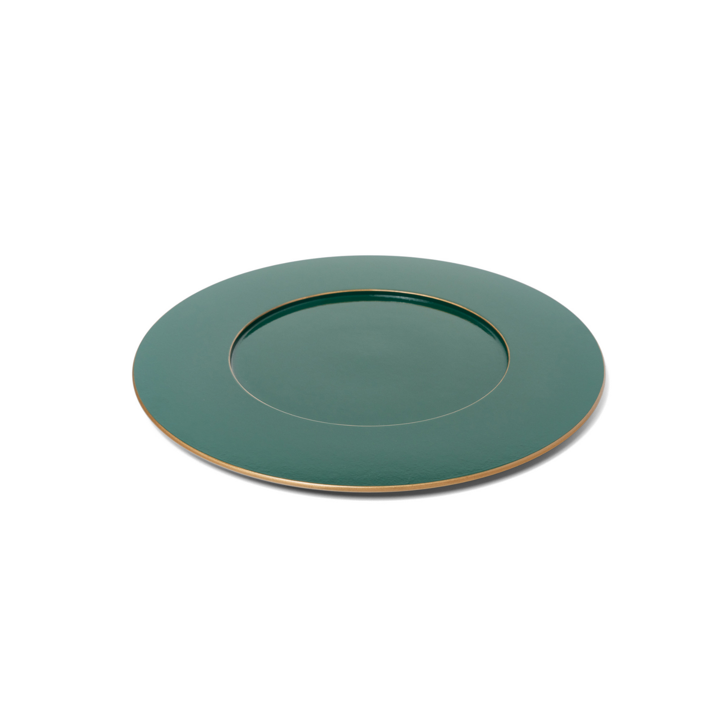 Sousplat em MDF Laqueado - Verde Escuro