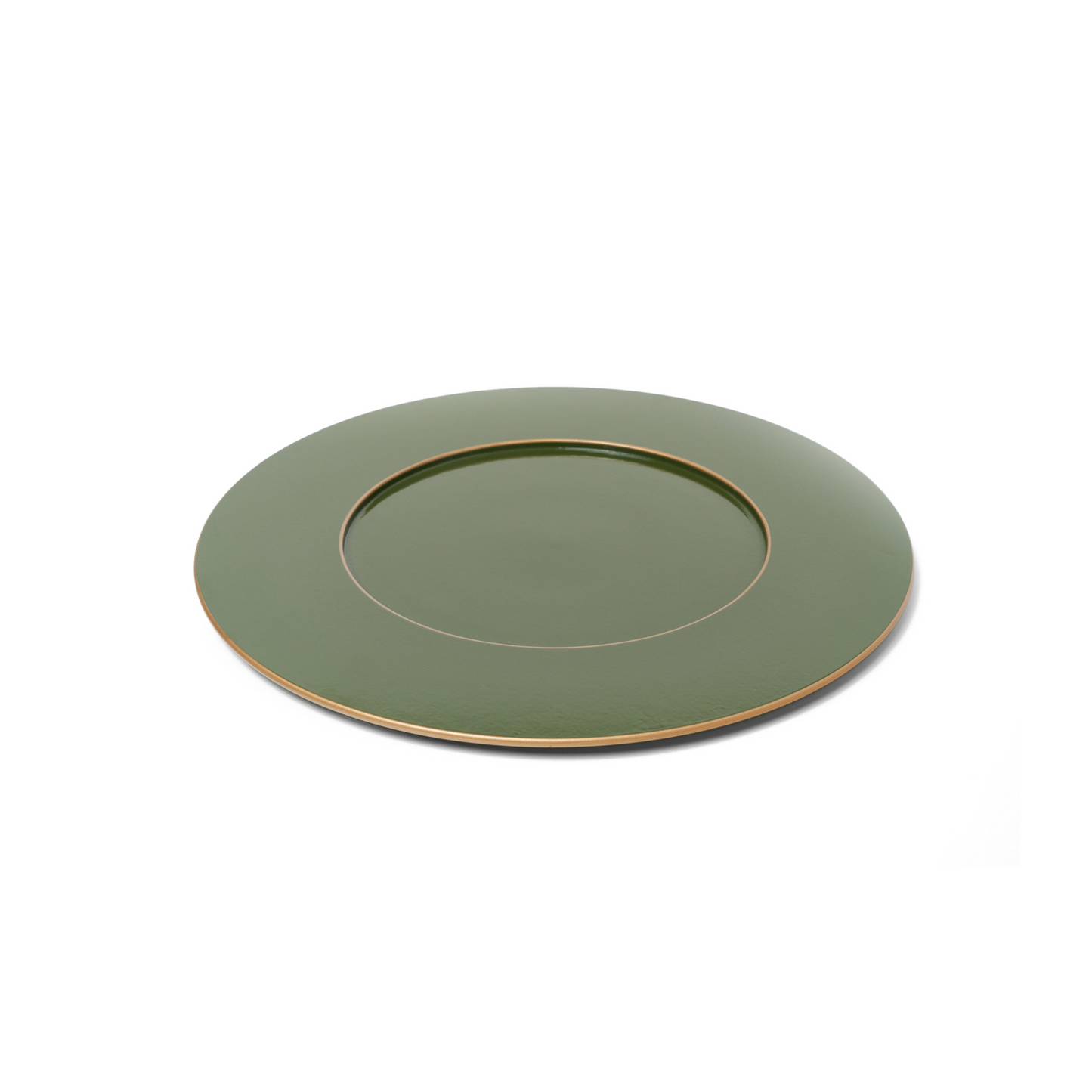 Sousplat em MDF Laqueado - Verde Exército