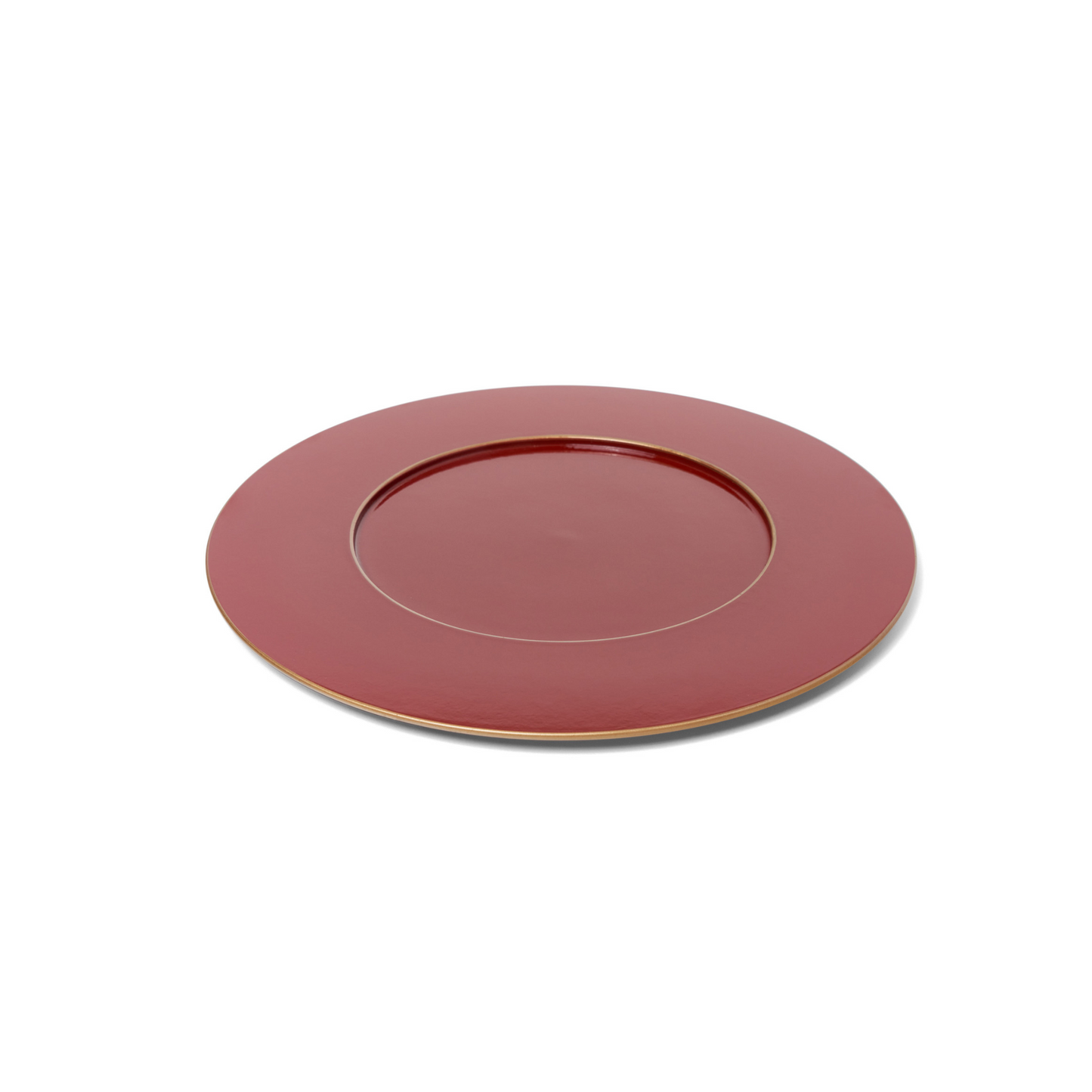 Sousplat em MDF Laqueado - Vermelho Méia