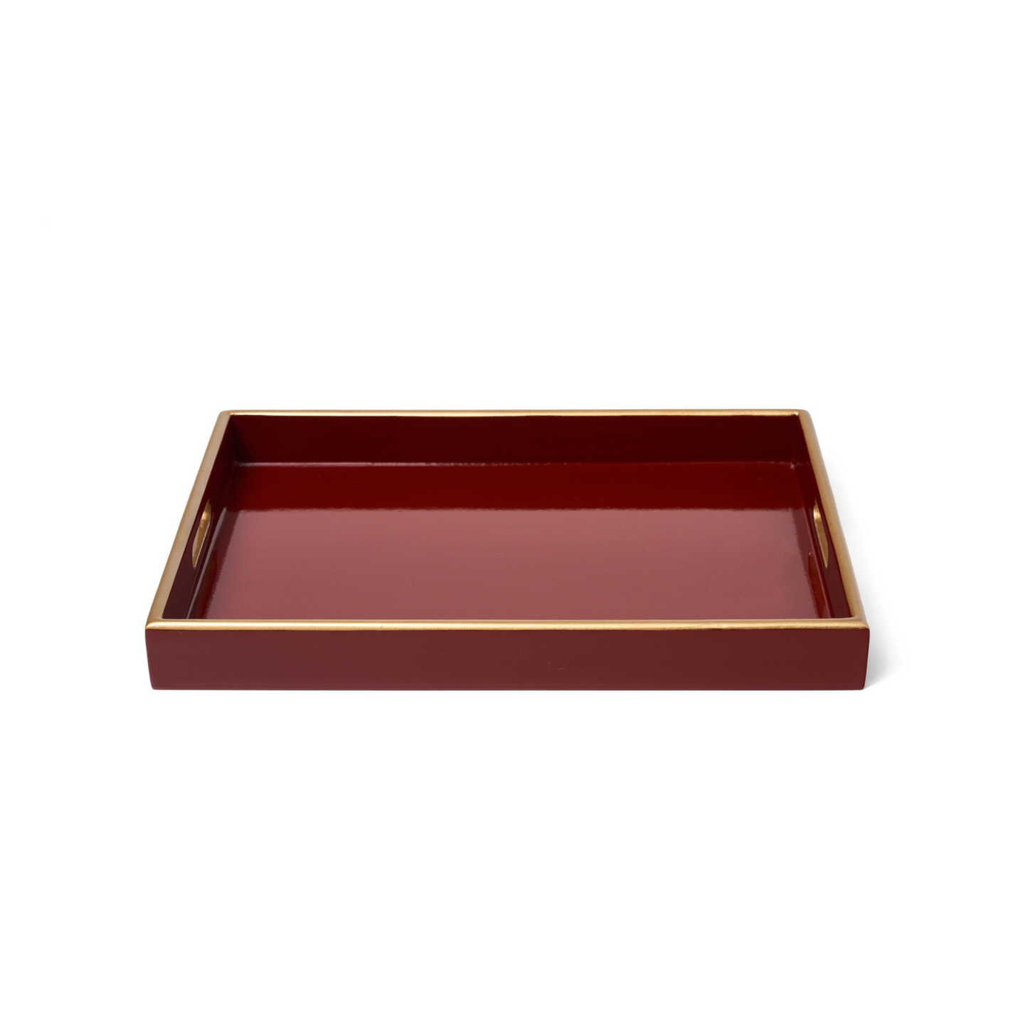 Bandeja Again M em MDF Laqueado - Vermelho Méia
