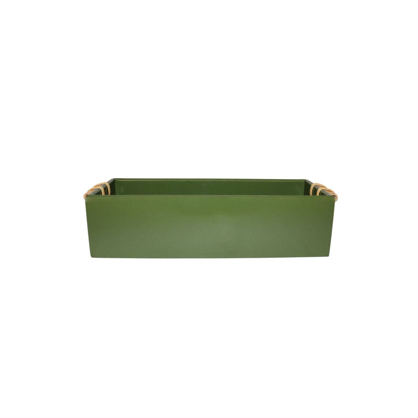 Galheteiro G Bambuzinho em MDF Laqueado - Verde Exército
