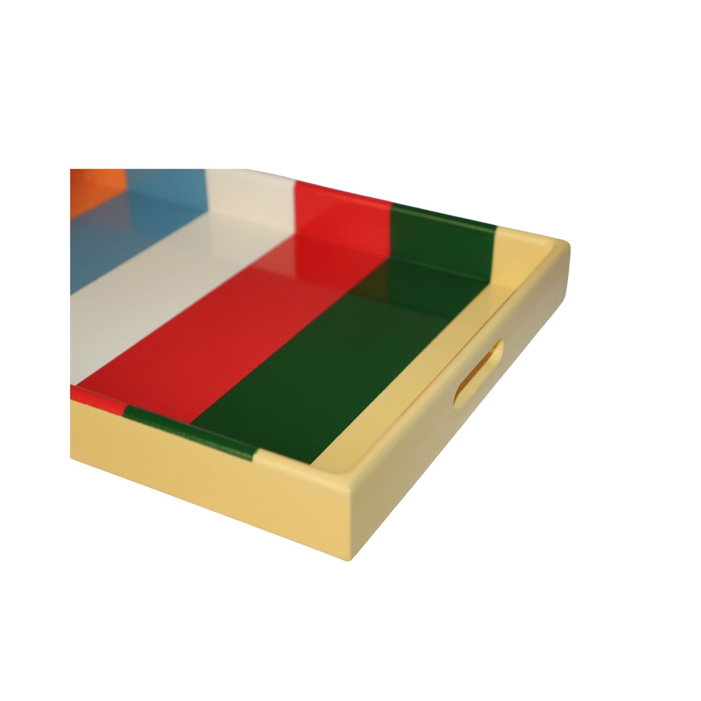 Bandeja Again M Portofino em MDF Laqueado