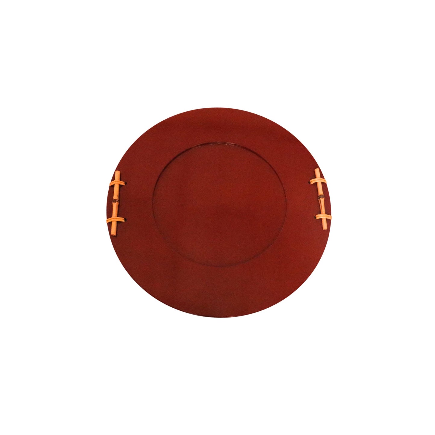 Sousplat Bambuzinho em MDF Laqueado - Vermelho Méia
