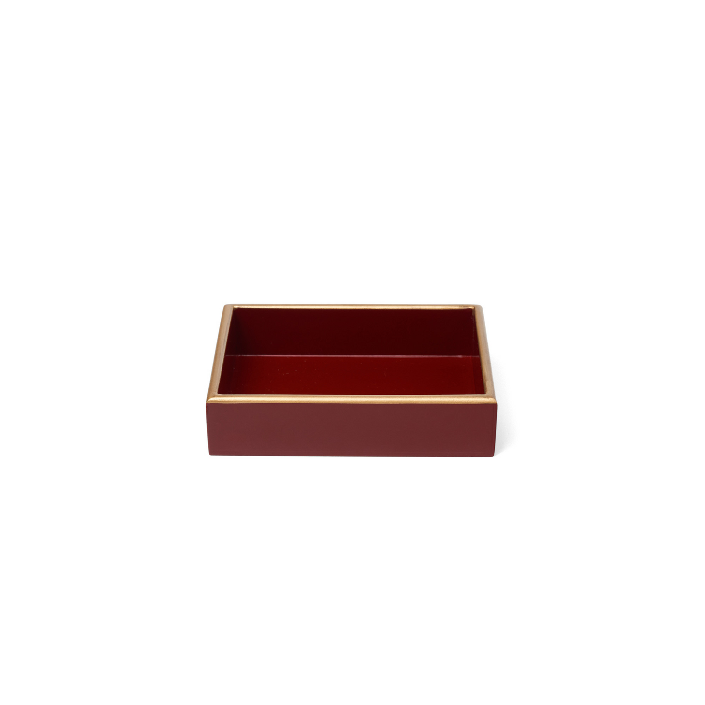 Bandeja Coquetel em MDF Laqueado - Vermelho Méia