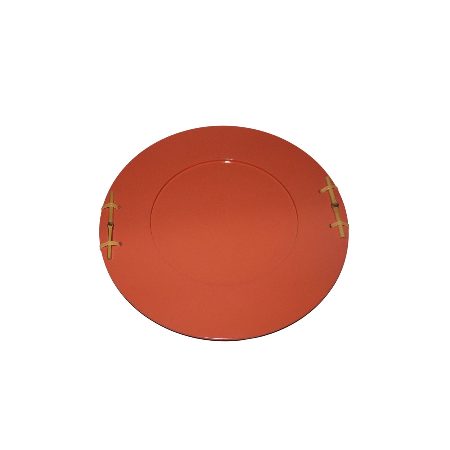 Sousplat Bambuzinho em MDF Laqueado - Laranja Tâmara