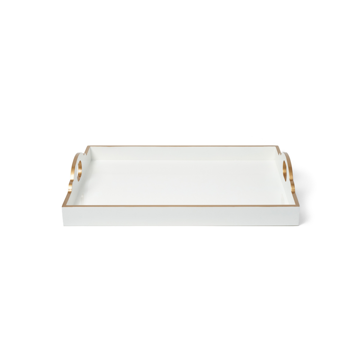 Bandeja Fernanda M em MDF Laqueado - Branco
