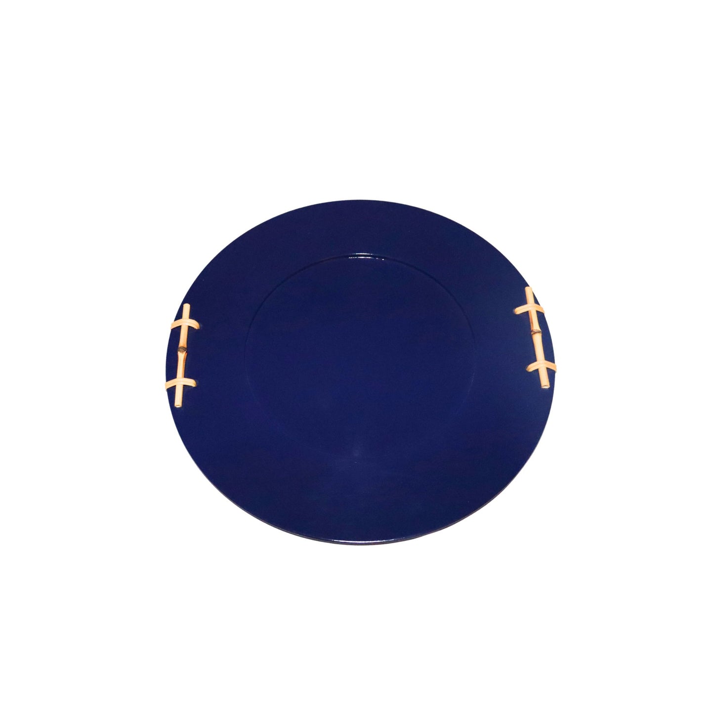 Sousplat Bambuzinho em MDF Laqueado - Azul Bic