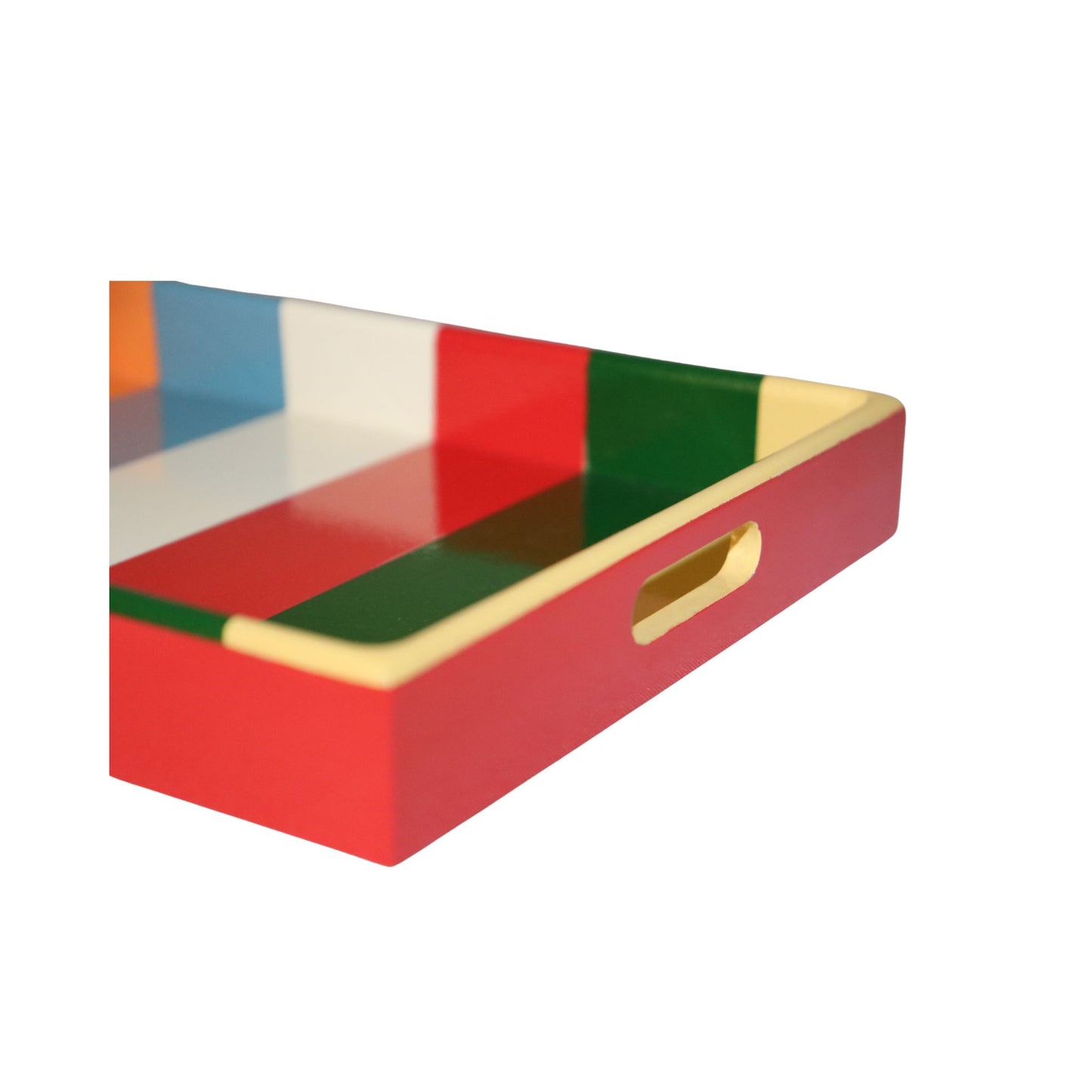 Bandeja Again P Portofino em MDF Laqueado