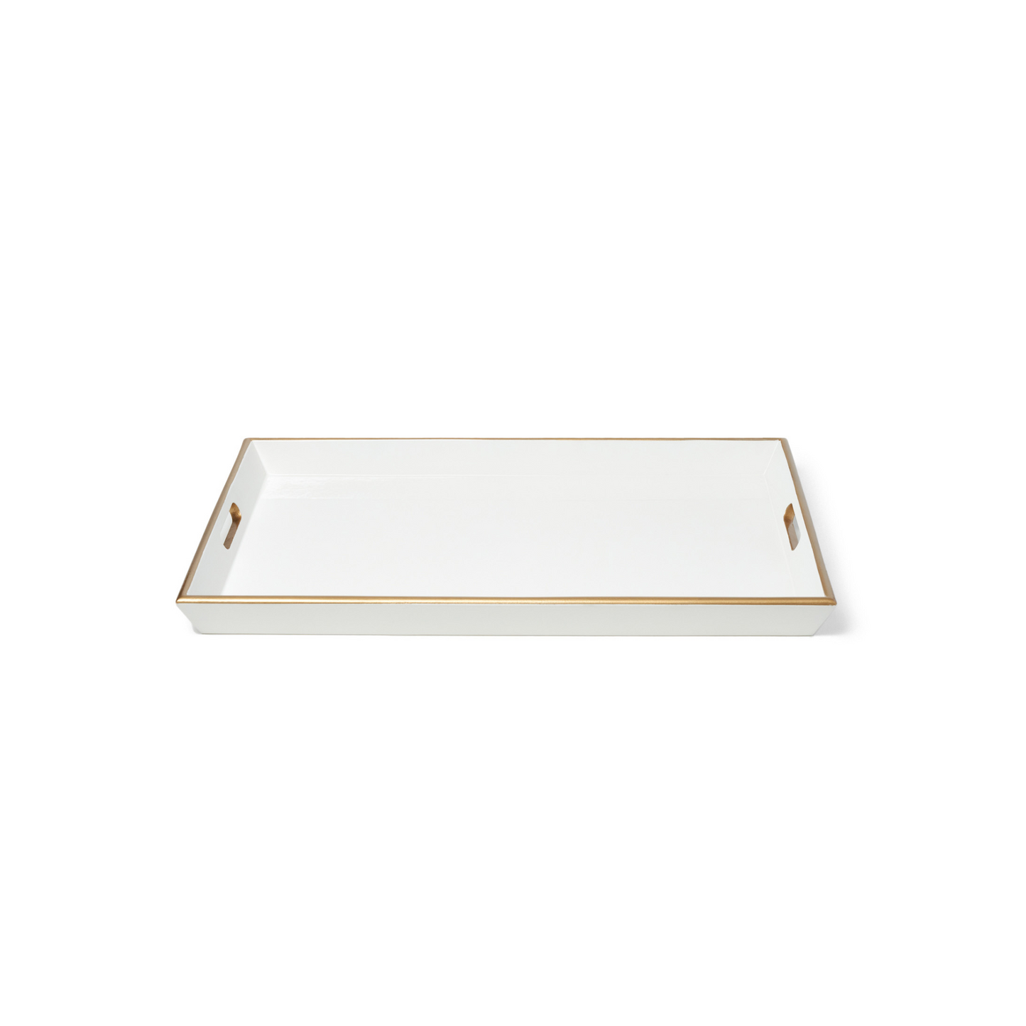 Bandeja Tânia Modelo Novo P em MDF Laqueado - Branco