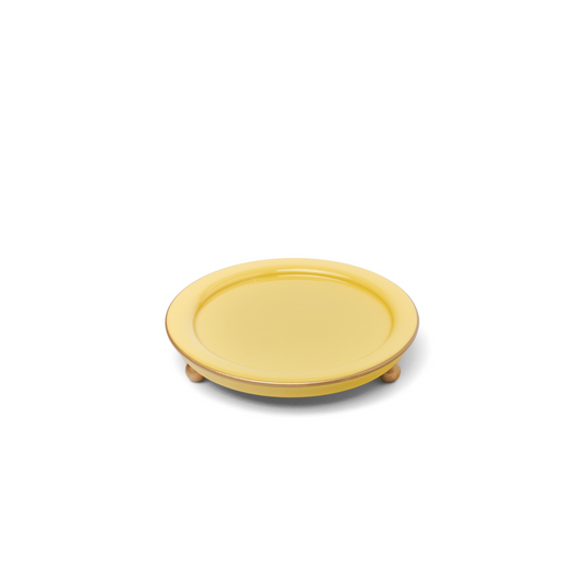 Porta Jarra em MDF Laqueado - Amarelo Ovo