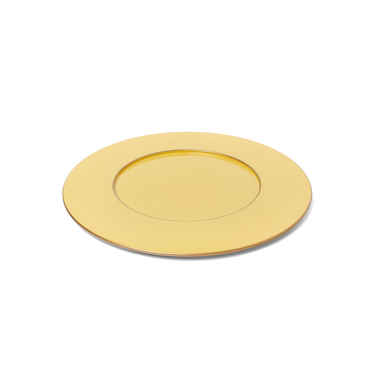 Sousplats em MDF Laqueado - Amarelo Ovo