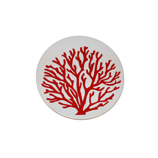 Prato Giratório Coral - Vermelho Méia