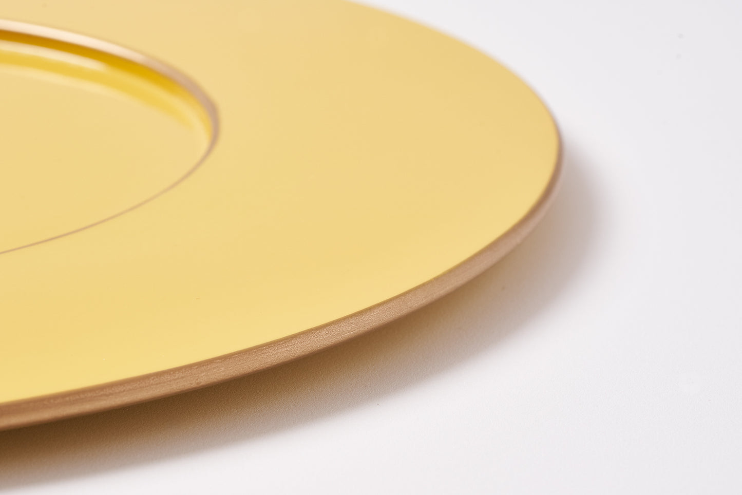 Sousplats em MDF Laqueado - Amarelo Ovo